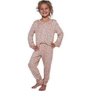 Rebelle Pyjama - Cosy Frost - Soft Touch Fleece - Beige - Maat 104
