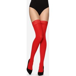 Merry Style Dames Hold-Up Kousen - 20 Denier - Licht glanzend - Elastisch - Polyamide - MS-GB-216 - Rood - XS-S