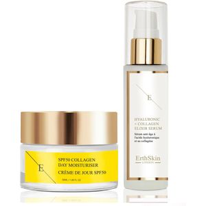 SPF COLLAGEEN DAGCRÈME +Hyaluronzuur & Collageen Serum -