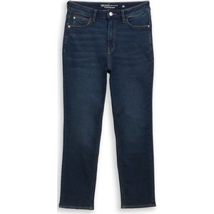 TOM TAILOR DENIM - LOTTE - Jeans - Donkerblauw - Slimfit - 7/8 lengte