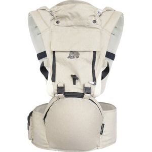 Deryan Pack Luxe Ergonomische draagzak - Babydrager + Opbergvakjes - Zand