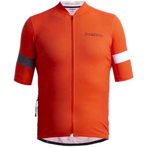 Hebo Ochoco Korte Mouw Wielertrui Oranje L Man