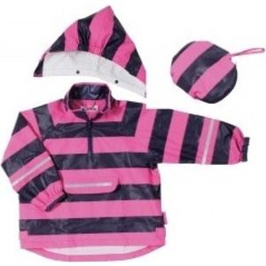 Playshoes - Opberg Regenjas - Meisjes - Maat 98 - Roze/Paars