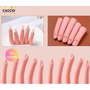 Oefenvingers - 10 oefenvingers met magneet - Nageltips - Nagelstylist -Acrylnagels - Gelnagels - Nagels - Nagelstudio - Gellak - Oefenvinger voor nagels - Nailtrainer - Nail practice - Oefenvinger nagelstyliste