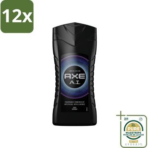 Axe - Limited Edition - 3-in-1 Douchegel - A.I. - 250 ml - Voordeelverpakking - 12 stuks - 3-in-1 - Mannen