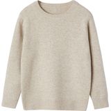 Jongenstruin BASICS - Gemêleerd Wit - Schuimsteek - Lange Mouwen