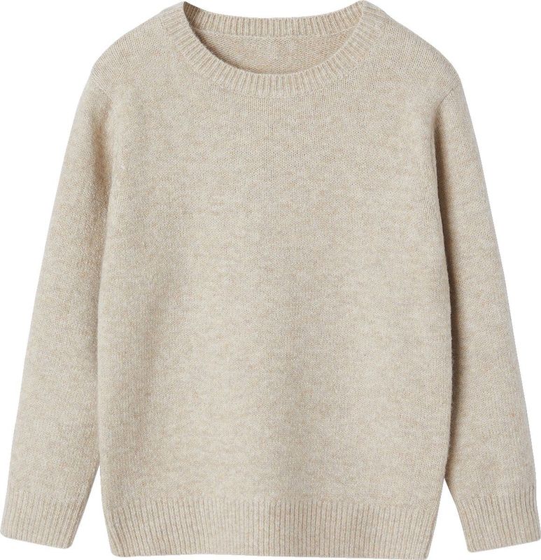 Jongenstruin BASICS - Gemêleerd Wit - Schuimsteek - Lange Mouwen