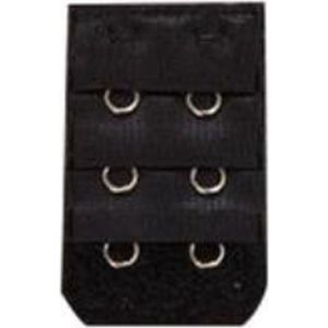 New Age Devi - 3 bh verlengstukken (2 haaks Zwart)