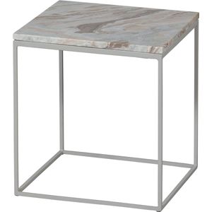BePureHome Mellow Bijzettafel - Marmer - Mist - 45x40x40