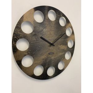 ChantalBrandO Wandklok BRETAGNE XL Modern Industrieel Design