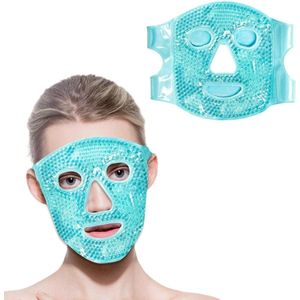 Zylo® Ijsmasker - Migraine Masker - Oogmasker - 20x15x1cm - Blauw