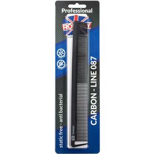 Ronney Professionele Carbon Kam 227mm - Antistatisch & Hittebestendig