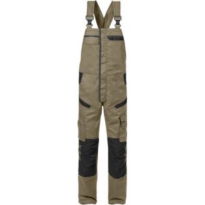 Fristads Amerikaanse Overall 1555 Stfp - Khaki/Zwart - C154