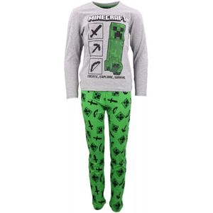 Minecraft pyjama - Maat 128 cm / 8 jaar
