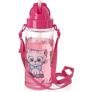 Kinderfles Tritan KITTY 490 ml - Drinkfles - voor Kinderen - Kinderbeker