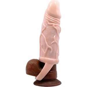 BAILE FOR HIM | Baile Silicone Penis Sleeve With Ball Straps 13.5 Cm