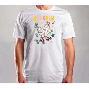 Cluckin - T Shirt - GoodVibes - PositiveVibes - VibeCheck - Cute - Gift - GoedeVibes - PositieveVibes - VoelJeGoed - BlijeVibes