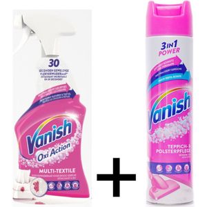 Vanish - Voordeelpakket - Tapijtreiniger 850 ML + Vlekverwijderaar 660 ML