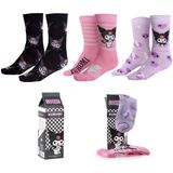 Hello Kitty Kuromi Dames Sokken - meerkleurig - one size