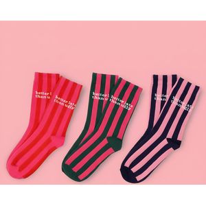 Better Late Than Ugly sokken (3 paar) van Fisura