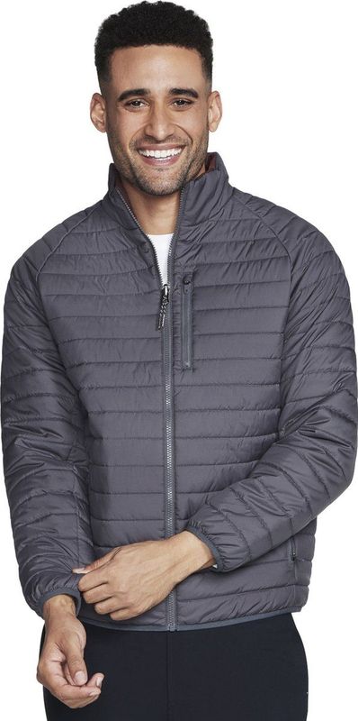 Skechers - GO SHIELD Altitude - Reversible Jas - Zwart - Pufferjack