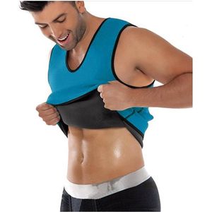 Trainingstop met sauna-effect - Blauw