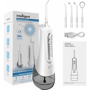 Sorone Electrische Waterflosser Oplaadbaar - Monddouche - Elektrische Waterflos - Draadloze Monddouche - 4 Standen