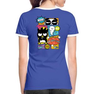 Bad Badtz-Maru Met Vrienden In Comicstijl Vrouwen Contrast Shirt