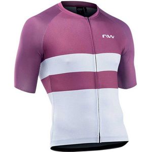 Northwave Blade Air Jersey Met Korte Mouwen Blauw XL Man