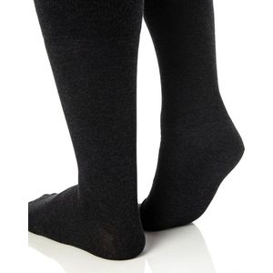 1 Paar Bamboe Sokken - Bamboelo Sock - Maat 43/46 - Antraciet - Naadloze Sokken - %80 Bamboe