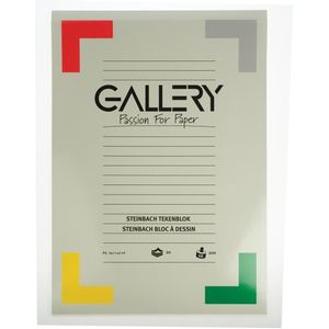 Gallery Steinbach tekenblok gekorreld formaat 297 x 42 cm (A3) 200 g/m² blok van 20 vel