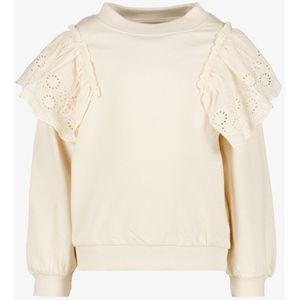 TwoDay meisjes sweater met broderie details beige - Maat 92