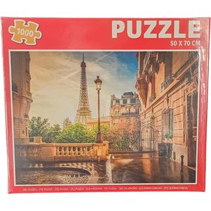 Grafix - Puzzel - Volwassenen - Eifeltoren - Kinderen - 1000 stukken - Puzzel 1000 stukjes volwassenen - Legpuzzel