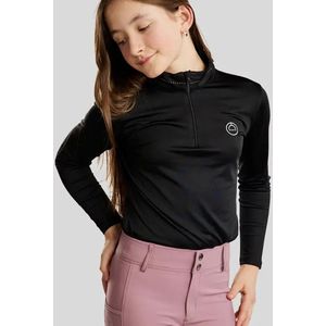 Montar Trainingsshirt MoCha Kids Zwart - 164