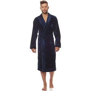 Luxueuze Herenbadjas van Fleece - Volledige Lengte, Comfortabel en Warm