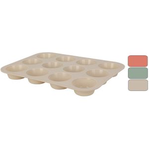 Silicone Muffinvorm 33 x 25cm - Coral