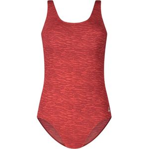 Badpak - zwempak - pool swimsuit soft cup - ten Cate - zebra bordeaux - maat 36 -