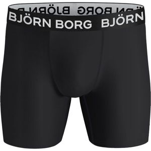 Björn Borg Performance Boxer 3P Heren - sportonderbroek - zwart/groen/wit - Mannen