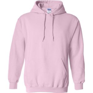 Gildan Zware Blend Volwassen Unisex Hooded Sweatshirt / Hoodie (Lichtroze)