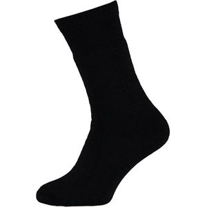 Angro wollen herensokken 70% wol - thermo sokken 2-Pack - zwart - Maat 42-45