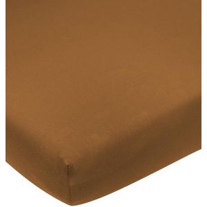 Meyco Home Uni hoeslaken tweepersoons - camel - 160x200cm