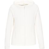MYMO - Fleece Jas - Wit - Normale Pasvorm - Lange Mouwen