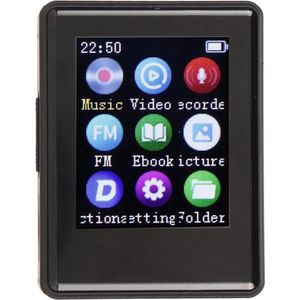 80GB MP3-speler Bluetooth WiFi HiFI Lossless Sound Spotify-speler FM Radio Opname E Book 177 Inch Touchscreen Streaming MP3 MP4-speler Kinderen - Zonder merknaam