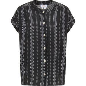 usha blouse met korte mouwen