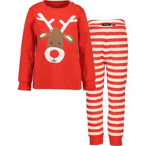 Blue Seven KIDS BOYS BASICS Jongens Pyjamaset - rood - Maat 110