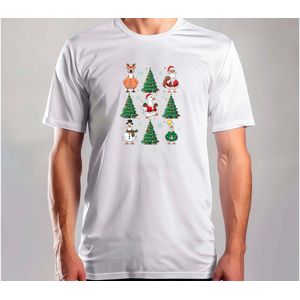 Gooose & Tree - T Shirt - MerryChristmas - ChristmasVibes - Funny - Sarcasm - VrolijkKerstfeest - Kerstmis - Grappig - Sarcasme - Kat - Cat