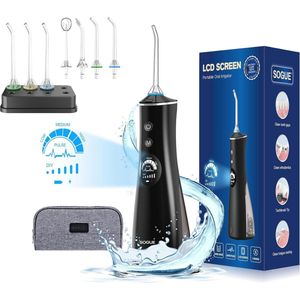Draadloze Water Flosser met LCD Scherm - 260ML Watertank en 5 Modi voor Professionele Tandreiniging