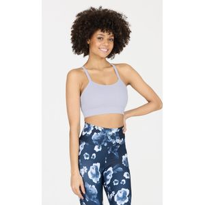 ATHLECIA Womens Bloom V2 Sports Bra Sportbeha (Dames |wit/grijs)