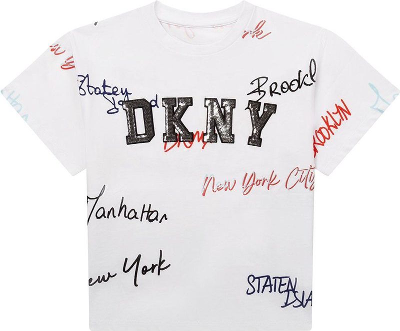 Dkny - D35S00 - T-shirt - Meisjes