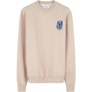 Sweatshirt Libertine Libertine Men Society Lobster Ecru Melange-XL